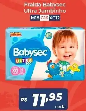 Fralda Babysec Ultra Jumbinho