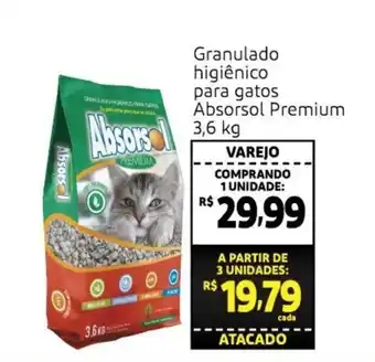 Granulado Higienico para gatos Absorsol Premium 3.6kg