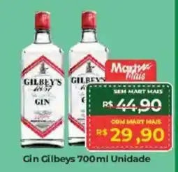 Mart Minas Gin Gilbeys Unidade oferta