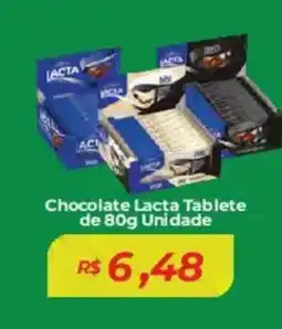 Chocolate Lacta Tablete deChocolate Lacta Tablete de 80g Unidade Unidade