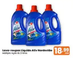 Superfacil Atacado Lava-roupas Líquido Ativ Nordestão oferta