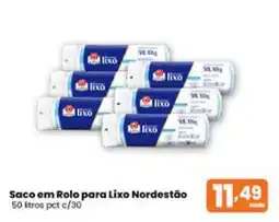 Saco em Eolo para Lixo Nordestão