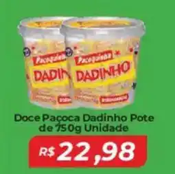Mart Minas Doce Paçoca Dadinho Pote de Unidade oferta