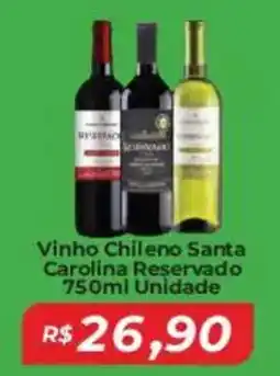 Mart Minas Vinho Chileno Santa Carolina Reservado Unidade oferta