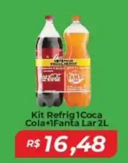 Mart Minas Kit Refrig 1Coca Cola+Fanta Lar oferta