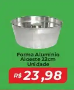 Mart Minas Forma Alumínio Aloeste oferta