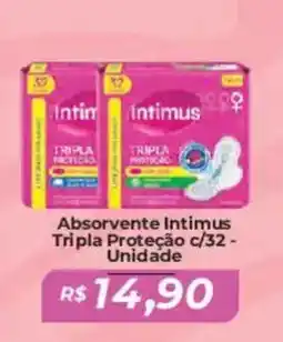 Mart Minas Absorvente Intimus Tripla Proteção oferta