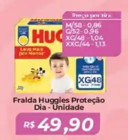 Mart Minas Fralda Huggies Proteção Dia - Unidade oferta