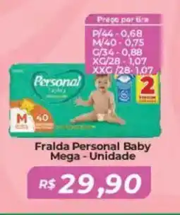 Mart Minas Fralda Personal Baby Mega - Unidade oferta