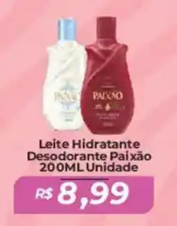 Mart Minas Leite Hidratante Desodorante Paixão Unidade oferta