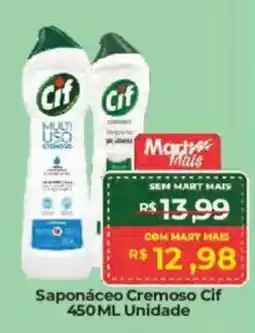 Mart Minas Saponáceo Cremoso Cif Unidade oferta