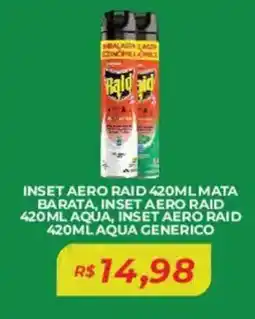 Inset aero raid mata barata, inset aero raid aqua, inset aero raid aqua generico
