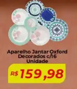 Aparelho Jantar Oxford Decorados c/16 Unidade