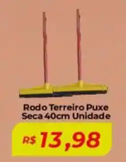Rodo Terreiro Puxe Seca 40cm Unidade