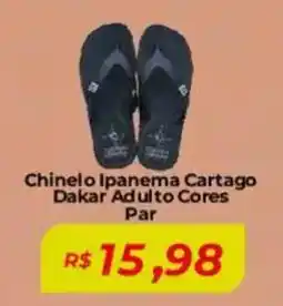 Mart Minas Chinelo Ipanema Cartago Dakar Adulto Cores Par oferta