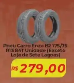 Pneu Carro Enzo B2 175/75 R13 84T Unidade (Exceto Loja de Sete Lagoas)