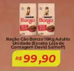 Ração Cão Bonzo Adulto Unidade (