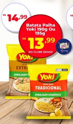 Semar Supermercado Batata Palha Yoki oferta