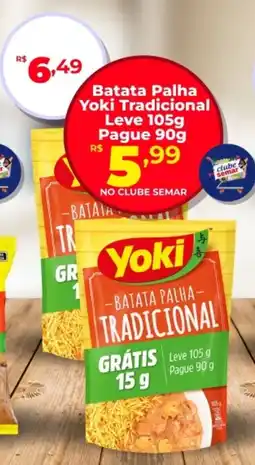Semar Supermercado Batata Palha Yoki Tradicional oferta