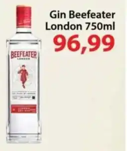 Chama Supermercados Gin Beefeater London oferta