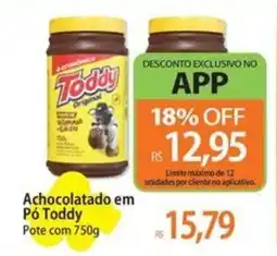 Atacadão Achocolatado em Pó Toddy oferta