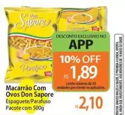 Macarrão Com Ovos Don Sapore