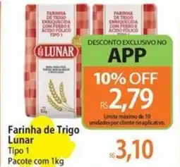 Atacadão Farinha de Trigo Lunar Tipo 1 Pacote oferta