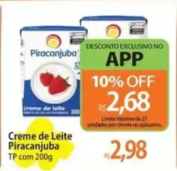Atacadão Creme de Leite Piracanjuba TP oferta