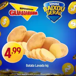 Supermercados Guanabara Batata Lavada oferta