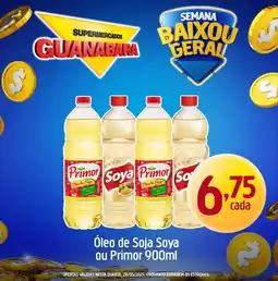 Supermercados Guanabara Óleo de Soja Soya ou Primor oferta
