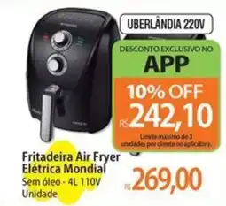 Atacadão Fritadeira Air Fryer Elétrica Mondial oferta