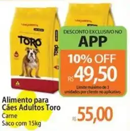 Atacadão Alimento para Cães Adultos Toro oferta
