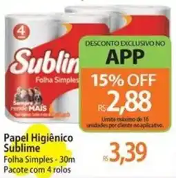 Papel Higiênico Sublime