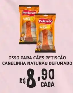 Osso para cães petiscão canelinha naturau defumado
