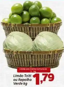 Limão Taiti ou Repolho Verde