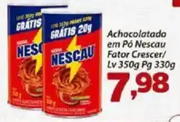 Confiança Supermercados Achocolatado em Pó Nescau Fator Crescer/ oferta