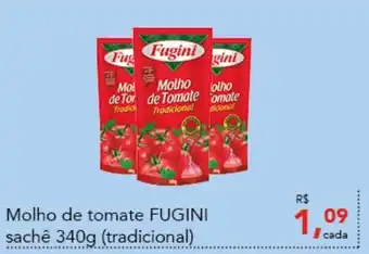 Cometa Supermercados Molho de Tomate Fugini sache 340g oferta