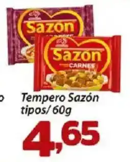 Confiança Supermercados Tempero Sazón tipos oferta