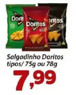 Confiança Supermercados Salgadinho Doritos tipos oferta