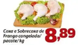 Confiança Supermercados Coxa e Sobrecoxa de Frango congelada/ pacote oferta