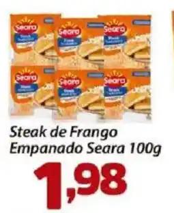 Confiança Supermercados Steak de Frango Empanado Seara oferta