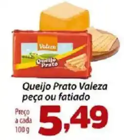 Confiança Supermercados Queijo Prato Valeza peça ou fatiado oferta