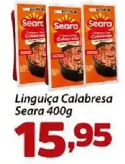 Confiança Supermercados Linguiça Calabresa Seara oferta