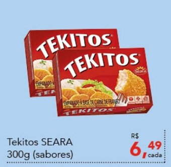 Cometa Supermercados Tekitos Seara 300g oferta