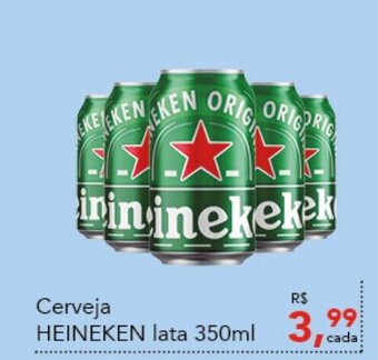 Cerveja Heineken lata 350ml
