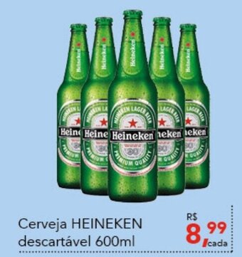 Cometa Supermercados Cerveja Heineken descartavel 600ml oferta