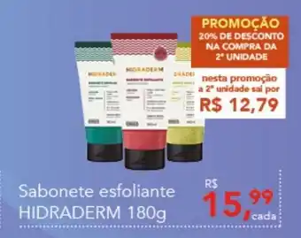 Sabonete esfoliante Hidraderm 180g