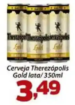 Confiança Supermercados Cerveja Therezópolis Gold lata oferta