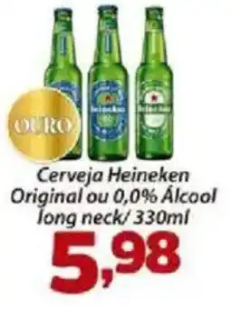 Cerveja Heineken Original ou 0,0% Álcool long neck