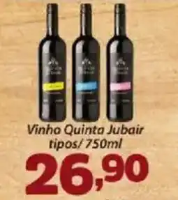 Vinho Quinta Jubair tipos